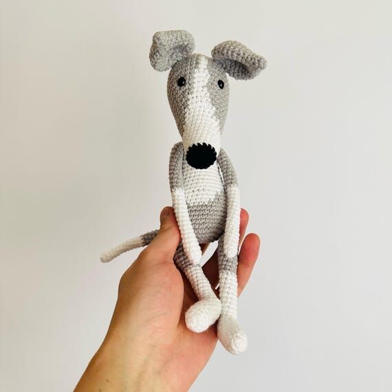 Greyhound plush, Whippet, Italian Greyhound, ...
