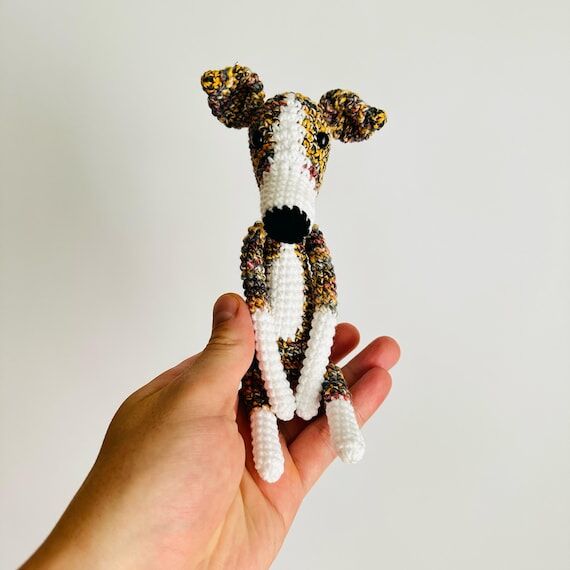 Brindle Greyhound, Mini Greyhound, Stuffed Do...