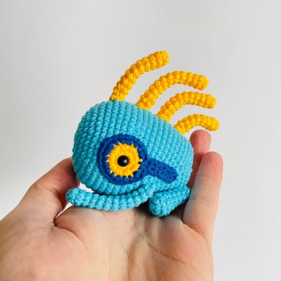 Adorable Murloc Crochet Plushie - Perfect Gif...