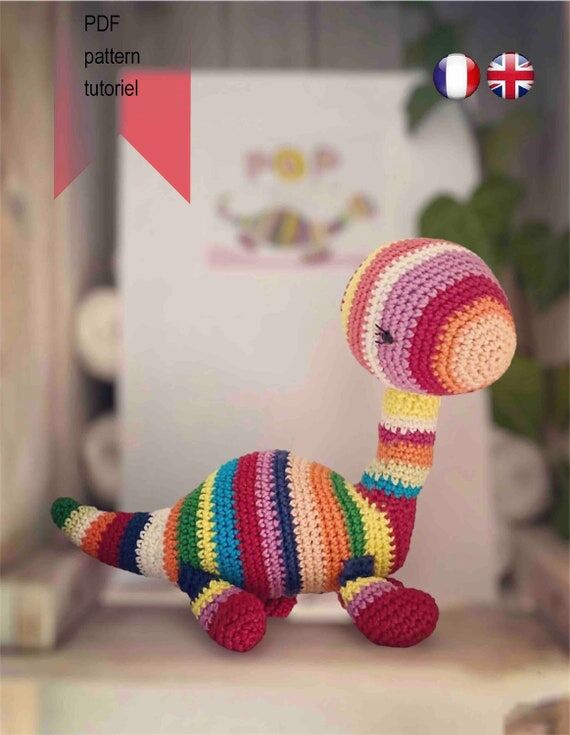 POP the little dragon pattern, DIY crochet...