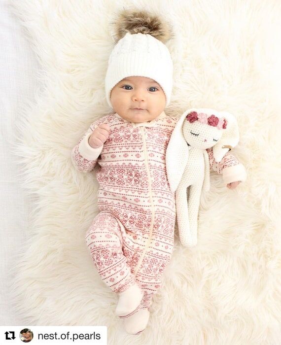Crochet Bunny with Flower Headband: Handmade ...