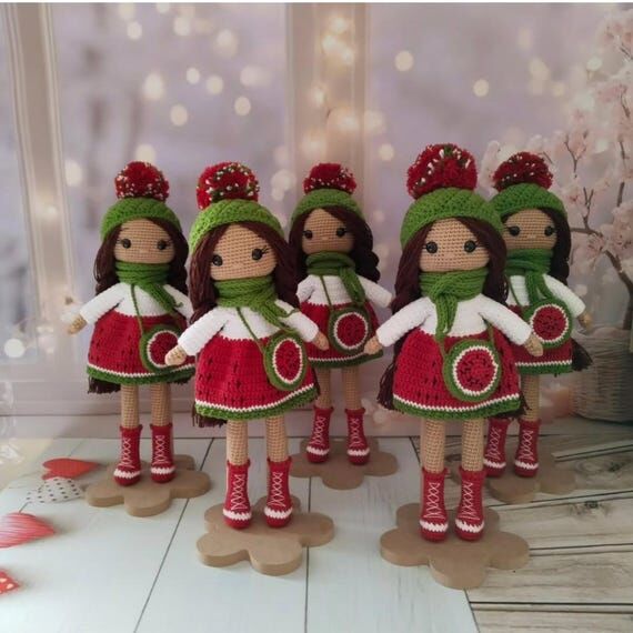 Crochet Darkskin Doll: Handmade Cotton Amigur...