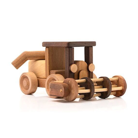 Wooden Toy - Combine Harvester / PERSONALIZED...