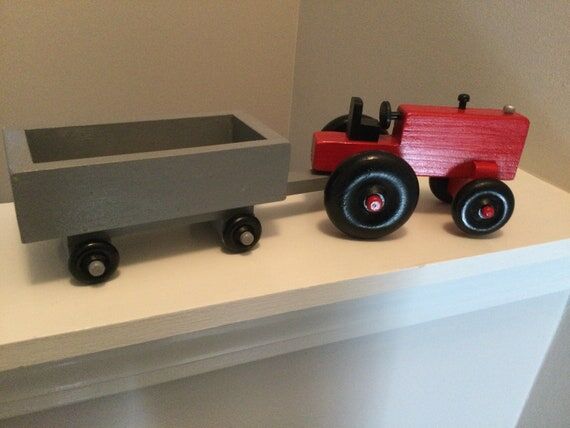 Farm Tractor with Wagon...