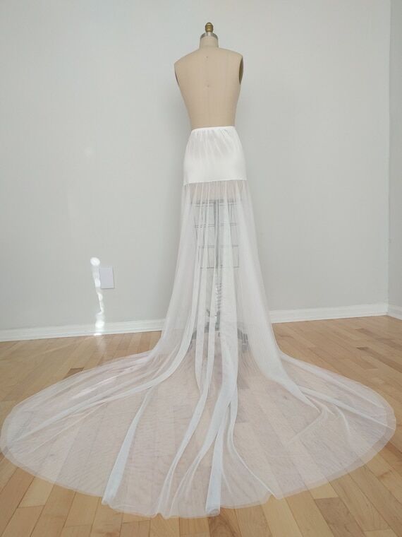 Detachable Bridal Train Slip Extender - Long ...