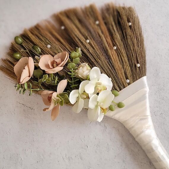 Custom Hand Made Wedding Broom in Your Color ...