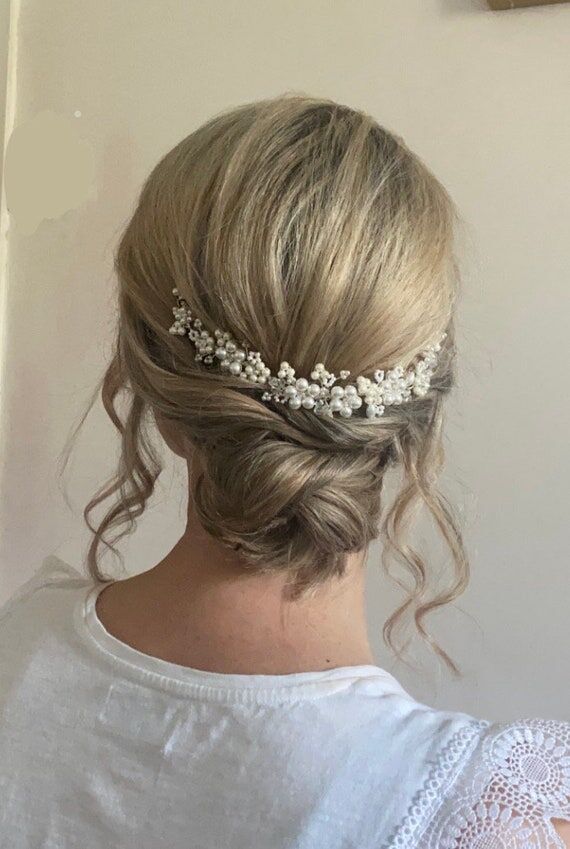 Daisy Hairvine, Wedding Hair Accessory, Brida...