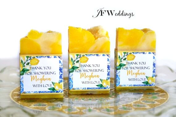 Amalfi Coast Soap Favors, Bridal Shower, Wedd...