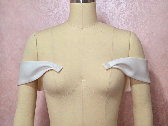 Satin DETACHABLE Bridal Sleeves, Detachable W...