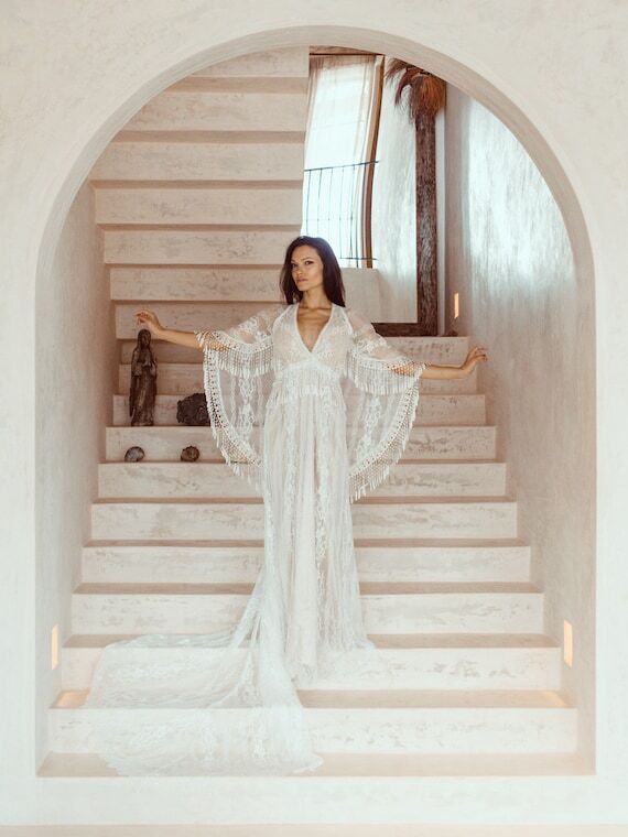 Boho Wedding Dress, The Let's Be Love Dress, ...