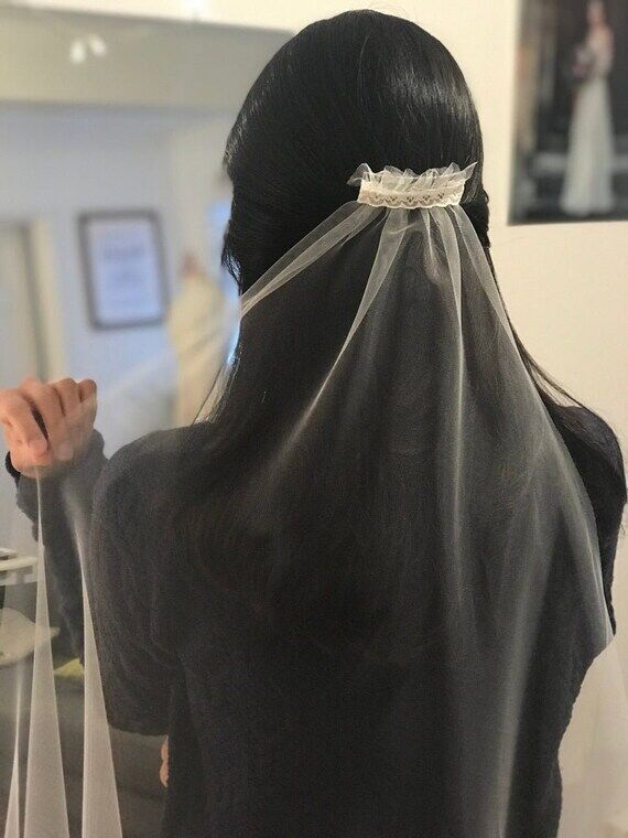 Wedding Veil: Handmade Tulle Bridal Veil, Boh...