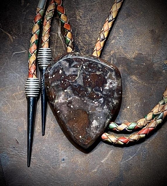 Old School Jasper Bolo, Wedding Tie, Custom, ...