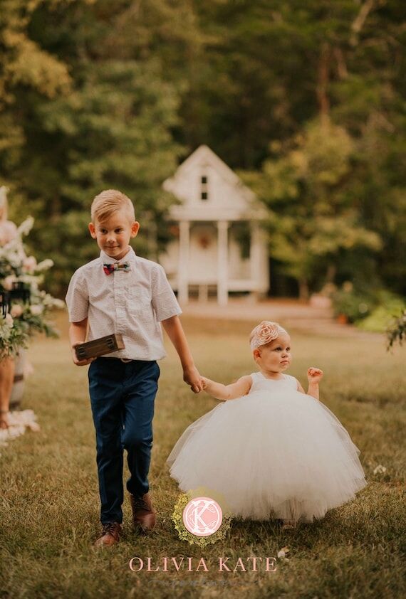 Flower Girl Dress Ivory Tulle, Sweetheart Bod...