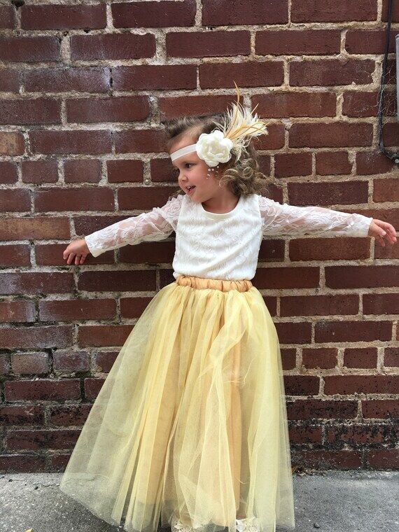 Claire - Toddler Girls Custom Made Tulle Skir...