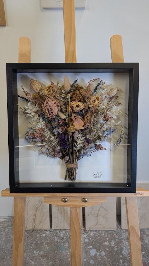 Already Dried Wedding Flowers Bouquet Preserv...
