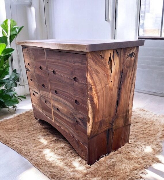 Modern Farmhouse Walnut Dresser...