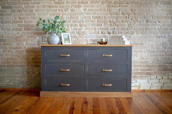 Handmade Solid Wood 6-Drawer Dresser...