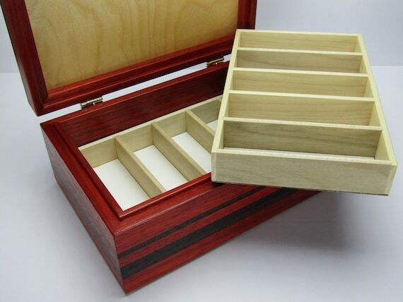 Optional divided tray, combined with the purc...