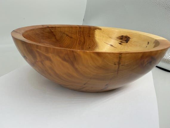Bowl made from yew wood...