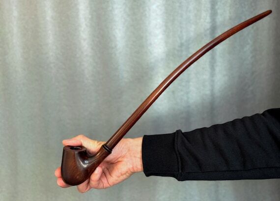 Tobacco pipe 19.1" Long stem handmade Ex...
