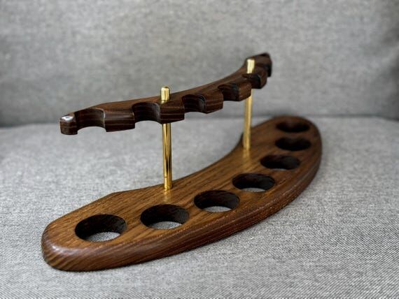 Pipe Stand for 7 Smoking Bowls - Tobacco Pipe...