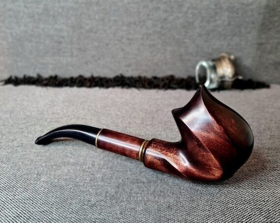 Smoking pipe Tobacco pipe Exclusive Wood Pipe...