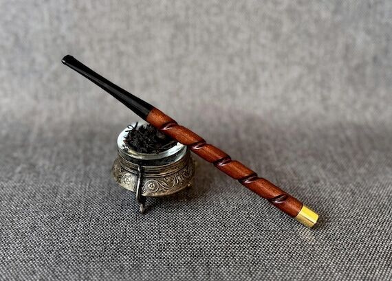 Wooden cigarette holder, long cigarette holde...