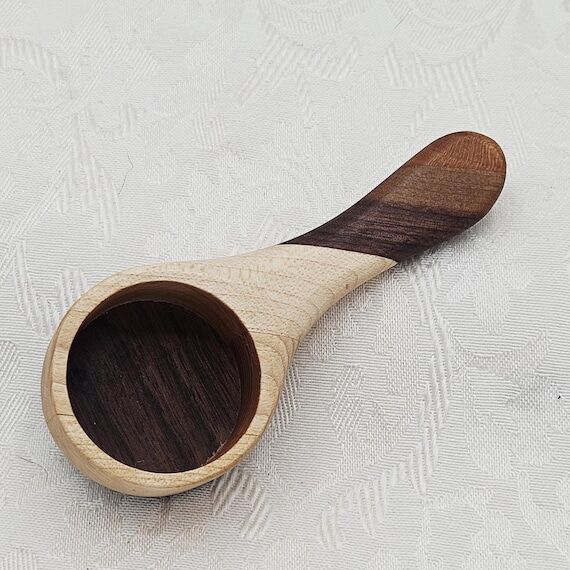 wood coffee scoop, tea measure...