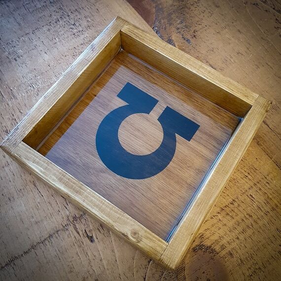 Custom Engraved Wooden Dice Tray - Handmade W...