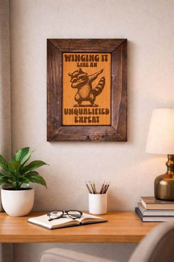 Raccoon “Winging It Like an Unqualified Exp...