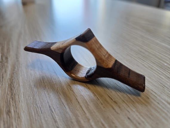 Walnut, Maple, Cherry Book Finger Holder- Han...