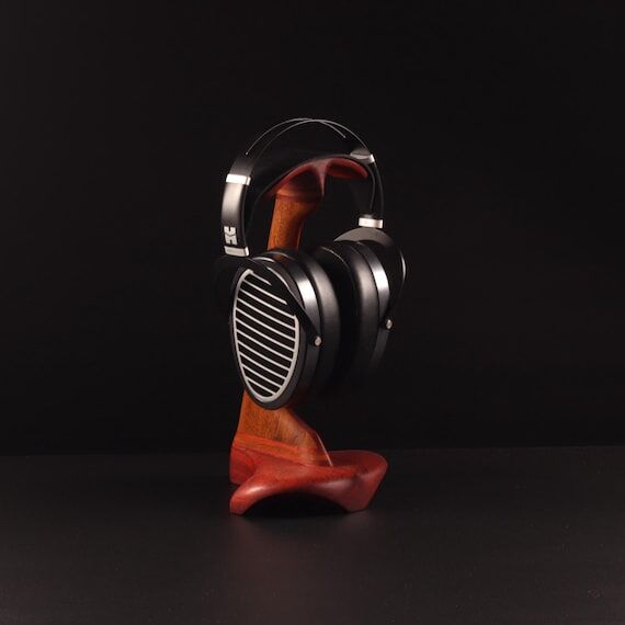 Handmade Rosewood & Bilinga Headphone Stand, ...