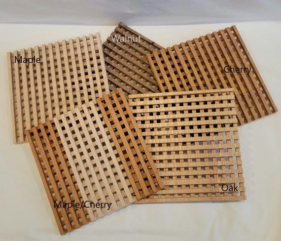 Wood Trivet | 10" | Square | Heat Resist...