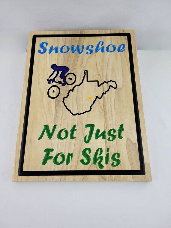 Snowshoe - Not Just for Skis | Wall Hanging |...