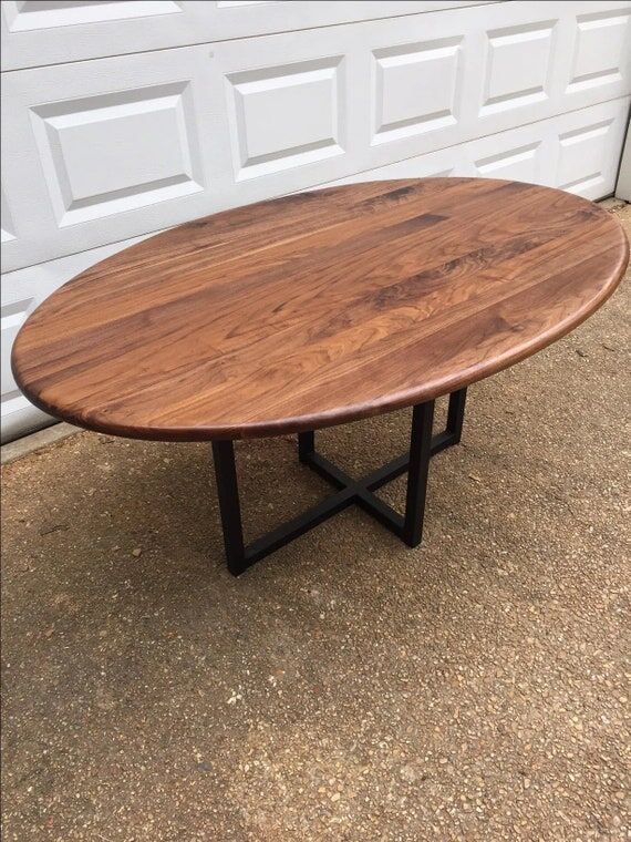 Custom Walnut Table Top: Handmade Hardwood Di...