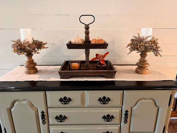 TIERED TRAY, Tiered Tray, Tiered Tray, Wood T...