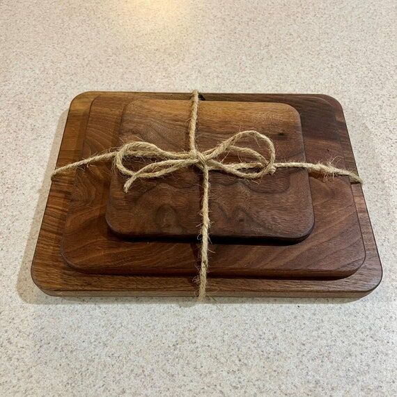 Handmade Wood Cutting Board Set Available in ...
