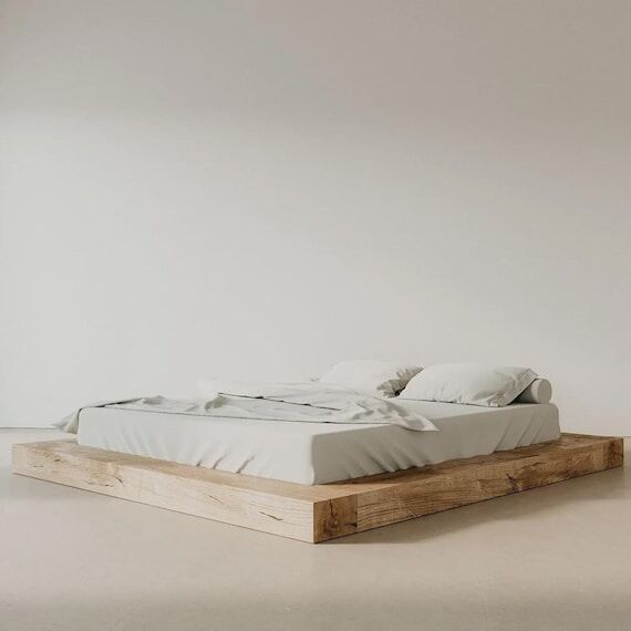 Handmade Solid Oak Bed – Real Oak Wooden Be...