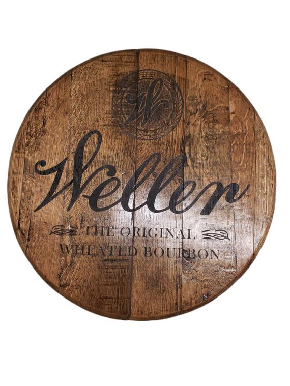 Engraved Bourbon Barrel Top, William Weller L...