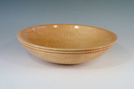 Woodturned Bowl, Salad Bowl, Fruit Bowl, Wood...