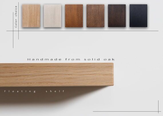 Floating Shelf Custom Color and Size from Sol...