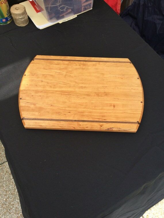 Cherry edge grain board...