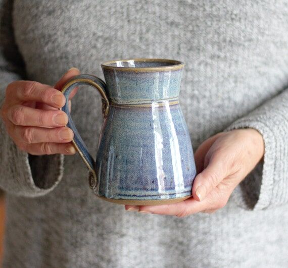 Handmade Pottery | 12-14 oz. Large Mug (8 col...