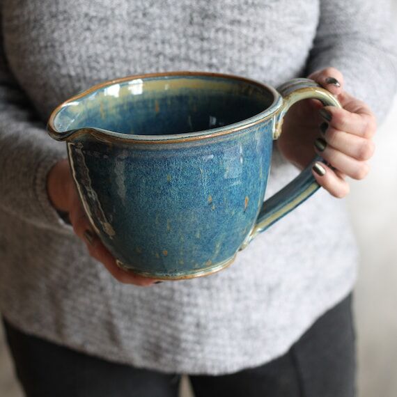Handmade Pottery | Large Batter Bowl (9 color...