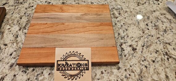 Engraved Maple Cherry Walnut Cutting Board | ...