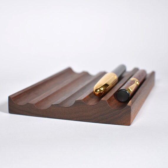 Modular, Walnut Fountain Pen Tray - Made in U...