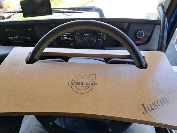 Truck Steering Wheel Table - Personalisation ...