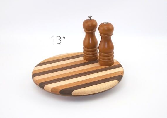 Hardwood Lazy Susan, Multi Wood Lazy Susan, H...