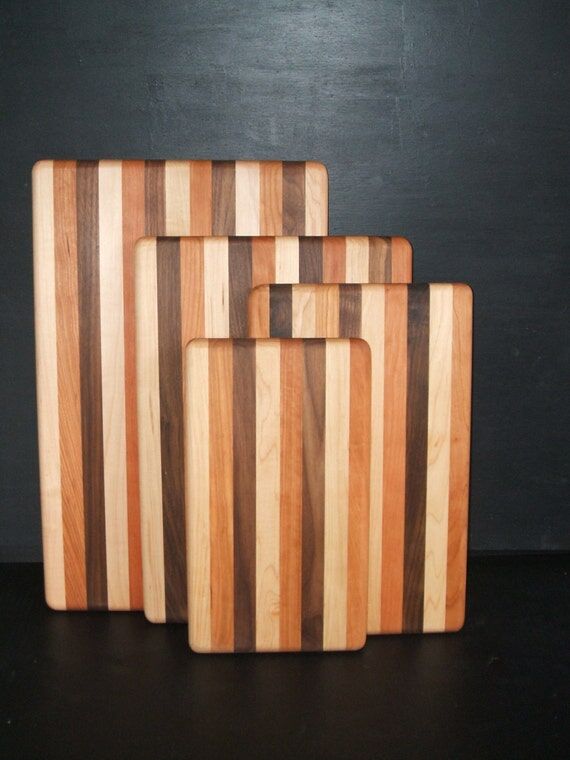Handmade Multi-Wood Maple, Cherry, Walnut Cut...