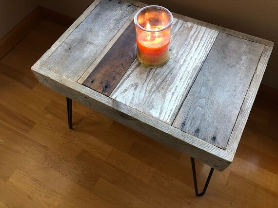 Rustic Side Table Accent End Piece...